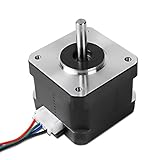 Qooltek 42-34 Schrittmotor, 2 Phase 1A 1,8 Grad, Extruder Gewindespindel Zubehör, Ersatz für CR-10, Ender 3, Anet A8, Anycubic Mega Series 3D-Drucker und CNC M