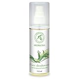 Fußspray mit 100% Natürlichem Teebaumöl und Pfefferminzduft - Fussdeo 115ml - Fußdeospray für Fußpflege und Gegen Fußgeruch - Foot Spray
