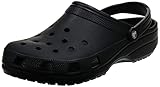 Crocs Unisex Classic Clog, Black, 45/46 EU