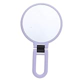 Milageto Desktop Vanity Folding Vergrößerter Handstand Standspiegel Travel Compact Mirror - 2-fache Vergrößerung