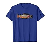 Rainbow Cutthroat Brown Brook Trout T-Shirt Derek DeYoung T-S