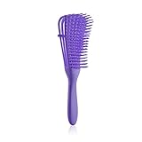 HENHEN Jun Store 1 stücke Neue Kopfhaut Massage Kamm Haarbürste Frauen Detting Haarbürste Anti-Krawatten-Knoten Professionelle Haarbürste Krakus Typ Kamm (Color : Purple)