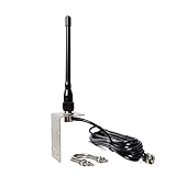 HYS UKW Marine Antenne Gummi Antenne mit Halterung 5m RG58 Kabel für VHF Mobile Marine R