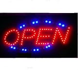 LED OPEN Schild incl. Adapter Reklameschild *