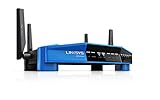 Linksys WRT3200ACM-EU Wireless AC3200 Open Source Router (3200Mbit/s, MU-MIMO, 4 Gigabit Ethernet Ports, 1x USB 3.0, 1x eSata Smart WiFi app) schw