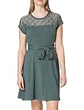 Only Damen ONLBILLA S/L LACE DRESS JRS Kleid, Balsam Green , XS