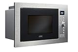 Caso EMCG32 3-in-1 Einbau-Mikrowelle mit Grill und Heißluft 2500W | Backofen-Funktion, 140 - 230°C, 60cm breit, 32L, Edelstahl gebü