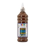 SÜDOR ACRYL Farbe 500 ml - Günstige Acrylfarbe Hochwertige Künstler-Malfarben Basteln (Braun)