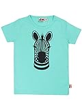 Danefae DYR by T-Shirt Zebra türkis - Kurzarm-Shirt Tropicana Zebra Primate (116)