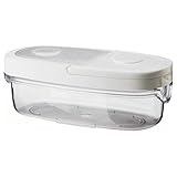 IKEA 365+ Trockenfutter Vorratsdose mit Deckel transparent weiß 0,08 L
