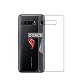 Vaxson 2 Stück Rückseite Schutzfolie, kompatibel mit ASUS ROG Phone 3 ZS661KS, Backcover Skin TPU Folie Haut [nicht Panzerglas Displayschutzfolie ] N