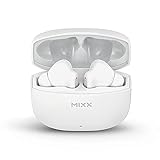 Mixx StreamBuds Micro – 26 Stunden kabellose Spielzeit mit Ladehülle, Bluetooth-Ohrstöpsel, In-Ear-Kopfhörer – Weiß