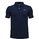 Under Armour UA Performance Polo, sportliches Poloshirt, strukturiertes funktionales T-Shirt Jungen, Blau (Academy / Pitch Gray / Pitch Gray) , XL