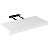 STILISTA® Wandregal Volato, Wandboard freischwebend, Längen 30cm-110cm, Bücherregal 14 Farbvarianten, Stärke 3,8cm, Schweberegal schadstoffgeprü