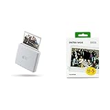 instax LINK Wide Smartphone Printer + instax Wide Film, 5'er Pack (5x10 Aufnahmen)