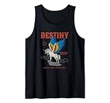 Control Your Destiny Retro Einhorn mit Adler Flügel Tank Top