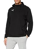 PUMA Herren, LIGA Casuals Hoody Sweatshirt, Black-White, XL