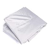 Auto Zelt Regenschirm, Tragbare Gefaltete Auto Regenschirm Oxford Tuch Outdoor Anti-UV Sonnenschutz Sonnenschutz Schutzhülle, Universal Auto Zelt Bewegliche Carport Gefaltete Tragbare(Silber)