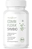 effective nature - Combi Flora SymBIO - 13 Bakterienstämme + Bio-Inulin - 60 magensaftresistente Kapseln - Mit Lactobacillus - 100% veg