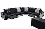 JVmoebel Ecke Leder Modern XXL Couch Wohnlandschaft Ledersofa Sofa L-Form C4030