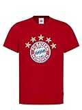FC Bayern München Logo T-Shirt (XXL, rot)