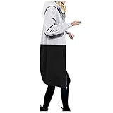 Pianshanzi Strickjacke Damen Lang Cardigan Einfarbig Übergangsjacke Strick Pullover Strickmantel Herbst Winter Grobstrick Wintermäntel Pulli Sweater Elegant Knitted Cardig