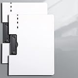 Ringordner Din A 4? Horizontal und vertikal Doppelordner bunter Ordner? Schienenordner Aktenordner Multifunktionale Horizontale Schreibtafel (B,Horizontale Ausführung)