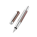 Pelikan 817226 Füller Pura, Mokka, M-Feder, 1 Stück inklusive Großraumpatrone Pelikan Edelstein Ink® Sapp