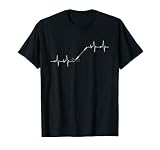 Hockeyspiel Herzschlag Hockeyschläger Geschenk T-S