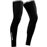 GripGrab Leg Warmers Light Fahrrad Übergangs Beinlinge Leichte Dünne Rutschfeste Rennrad MTB Gravel Radsport Beinwärmer, Schw