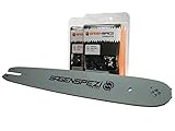 40cm Sägenspezi Schwert-Set Drive mit 2 Halbmeißelketten 3/8'P 55TG 1,3mm passend für Stihl 017 MS170 MS 170