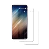 [Packung mit 2] Displayschutzfolie für Redmi 10X 5G/10X Pro 5G Panzerglas für Redmi 10X 5G/10X Pro 5G, Displayschutzfolie kompatibel mit Xiaomi Mi 10 Lite, Kratzfest, Klare Farbe, Aufp