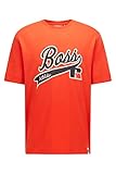 BOSS Herren T RA Relaxed-Fit T-Shirt aus Pima-Baumwolle mit exklusivem Log
