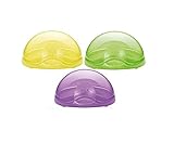 Nuk Starlight Schnullerbox - 3 Stück - gelb, grün, lila,