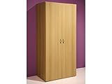 möbelando Kleiderschrank Mehrzweckschrank Standrschrank Schrank Schlafzimmer Hamina I B
