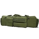 wasserdichte Gewehrtasche, 600D Oxford-Tuch für Den Außenbereich mit Wasserdichter Waffentasche, Gepolsterte Gewehrkoffer, Tragbare Waffentasche Zum Angeln, Jagen, Schießsport ArmyGreen,100