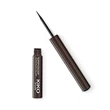 KIKO Milano SUPER COLOUR WATERPROOF EYELINER Wasserfester besonders deckender farbiger FlüssigEyeliner, 09 Dark Brow