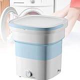 NFRMJMR Business Ultraschall Small Waschmaschine, Powered RV Camping Turbo Waschmaschinen, super stumm, Hochgeschwindigkeitsturbine, für Heimreise Apartments Dorms Socken Unterwäsche BH (Farbe: Grün)
