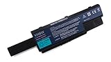 vhbw Akku passend für Acer Aspire 7530G, 7730, 7730G, 7735, 7735Z, 7735G, 7735ZG, 7736G Laptop Notebook (Li-Ion, 8800mAh, 11.1V, 97.68Wh, schwarz)
