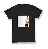 Young Zac Efron Sexy Shirtless Black Tshirt T-Shirt Top 100% Baumwolle für Herren, T-Shirt für den Sommer, Geschenk, Herren, Freizeithemd, M, Black