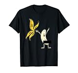 Banana Striptease Censored T-Shirt Naked Funny Adult T-S