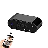 WIWACAM WLAN IP Kamera, mit eingebautem Akku, Überwachungskamera Innen Mini mit App, WiFi Babyphone, Bewegungsmelder, Nachtsich, Deutscher Support (2021 Neue Gen, schwarz)