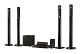 Samsung HT-J5550W 5.1 3D Blu-ray Heimkinosystem (1000W, kabellose Rücklautsprecher, WLAN, Bluetooth, FM Tuner) schw