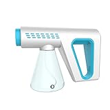 WEARRR Drahtlose elektrische Nano-Spritzpistole Desinfektionssprayer desinfiziert den blauen Licht-Nano-Dampf-Atomizador-Zerstäuber-Fogger für Home Office (Color : W)