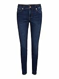 VERO MODA Female Skinny Fit Jeans VMTANYA Normal Waist M34Dark Blue D