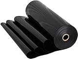 MLL HDPE-Teich-Liner, Punktions- und Reißfeste Teich-Skins Flexible Pre-Cut-Tire-Tarp für Teiche Seen Wasserfall Bäche Brunnen Wassergärten Retention Becken (Color : Black/0.3mm, Size : 5x10m)