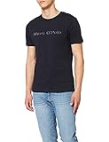Marc O'Polo Herren 222051230 T-Shirt, Blau (Deep Ocea, Larg