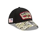 New Era Arizona Cardinals NFL On Field 2021 Salute to Service Black 39Thirty Stretch Cap - S-M (6 3/8-7 1/4)