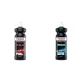 SONAX PROFILINE SP 06-02 (1 Liter) silikonfreie Schleifpaste & 02803000 PROFILINE HW 02-04 (1 Liter) Lackierverträgliche Konservierung aus der Profi-S