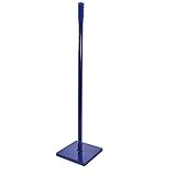 HELO Erdstampfer Betonstampfer aus Stahl 9,5 kg mit Einhand-Griff, Handstampfer zum Verdichten mit 20x20 cm großer und 25 mm starker Grundplatte, Höhe: 116 cm, Gewicht: 9,5 kg, Farbe: B